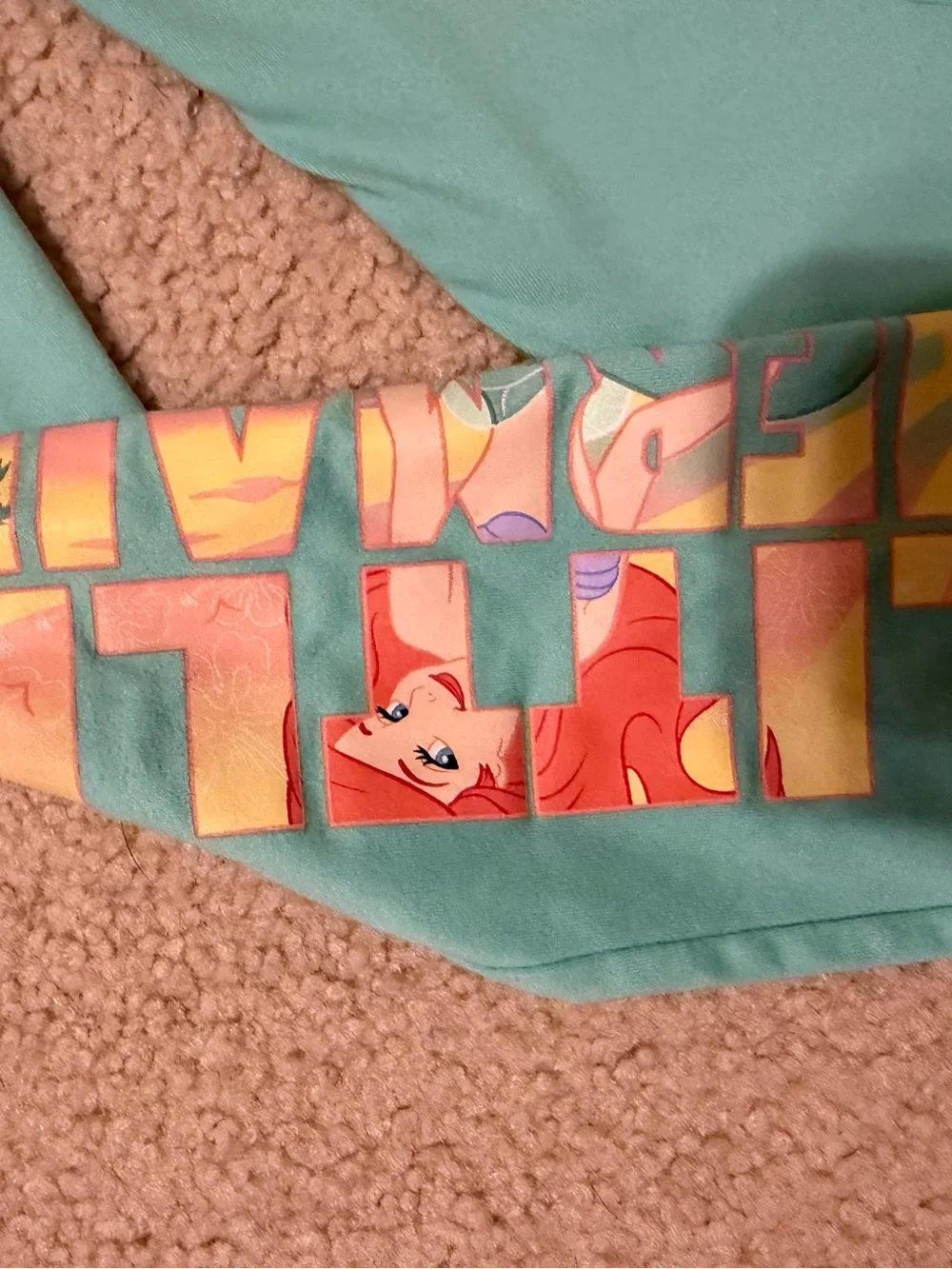 Size 7 Disney Princess Little Mermaid Ariel 5 piece Outfit Set
